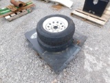 (2) MOUNTED TRAILER TIRES