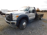 2012 FORD F550 FLATBED PICKUP