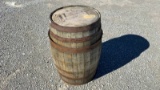 WOODEN WHISKEY BARREL