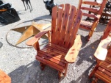 RED CEDAR GLIDER CHAIR