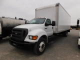 2015 FORD F750 S/A BOX TRUCK