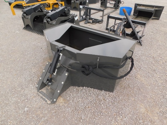 NEW 1 YD HYD CHUTE CONCRETE BKT ATTACH