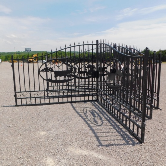 NEW BI-PARTING DRIVEWAY ENTRANCE GATES