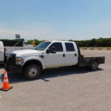 2008 FORD F350XL SD S/A FLATBED TRUCK