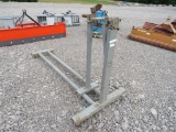 METAL STAND ON WHEELS