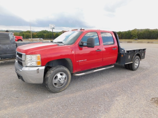 2008 CHEVY 3500HD FLATBED TRUCK