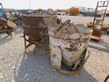 (2) CONCRETE BUCKETS