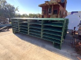 LOT OF FIVE 16' CORRAL PANELS