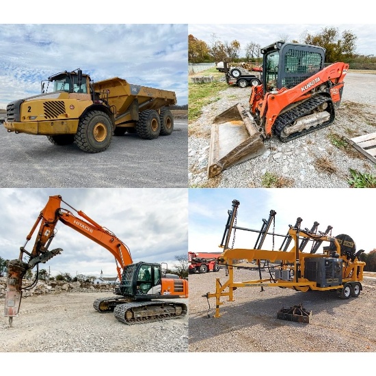 Live Heavy Machinery Winter Auction - Ring 1