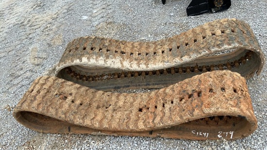 USED CAT 279 CTL RUBBER TRACKS