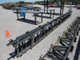 LOT OF (4) MISC STEEL TRUSSES