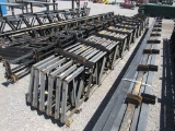 LOT OF (12) MISC STEEL TRUSSES