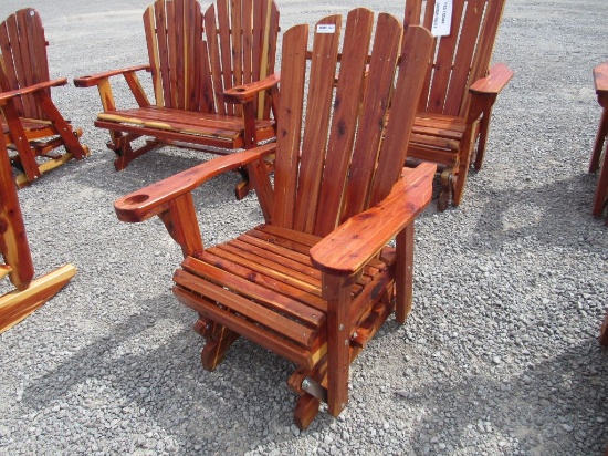 AMISH BUILT CEDAR GLIDER