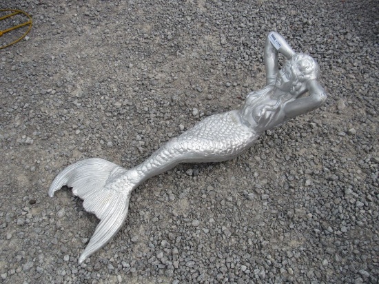 ALUM MERMAID YARD DECOR