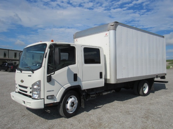 2018 CHEVY 4500 SINGLE AXLE BOX TRUCK | Commercial Trucks Hauling ...