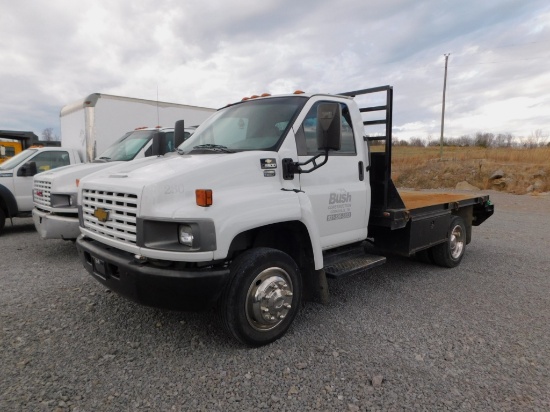 2007 CHEVY C5500 FLATBED TRUCK