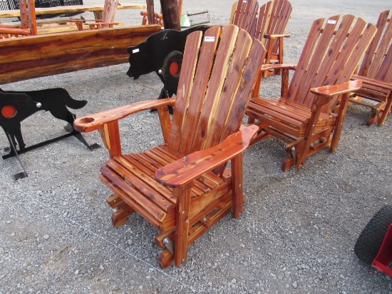 AMISH BUILT GLIDER CHAIR