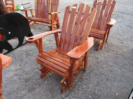 AMISH BUILT GLIDER CHAIR