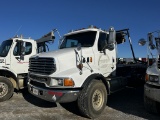 2004 STERLING TANDEM AXLE ROLL-OFF TRUCK