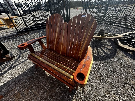 AMISH CEDAR GLIDER BENCH