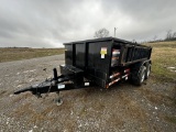 2022 TOPLINE TD12 TANDEM AXLE 6’ X 12’ DUMP TRAILE