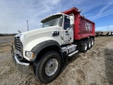 2009 MACK GRANITE GU713 TRI AXLE DUMP TRUCK