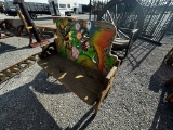 WOODEN TROPICAL YARD BENCH