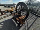 WAGON WHEEL BENCH