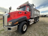 2015 CAT CT660L TRI AXLE DUMP TRUCK