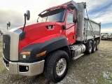 2015 CAT CT660L TRI AXLE DUMP TRUCK