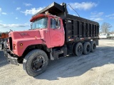 1984 MACK DM685S TRI-AXLE DUMP TRUCK