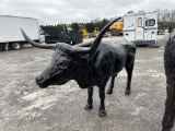 ALUMINUM LONGHORN YARD DECOR