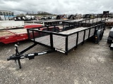 2023 TRIPLE CROWN 7’ X 20’ TANDEM AXLE UTILITY TRA
