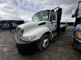 2012 INTERNATIONAL DURASTAR 4300 SINGLE AXLE FLATB