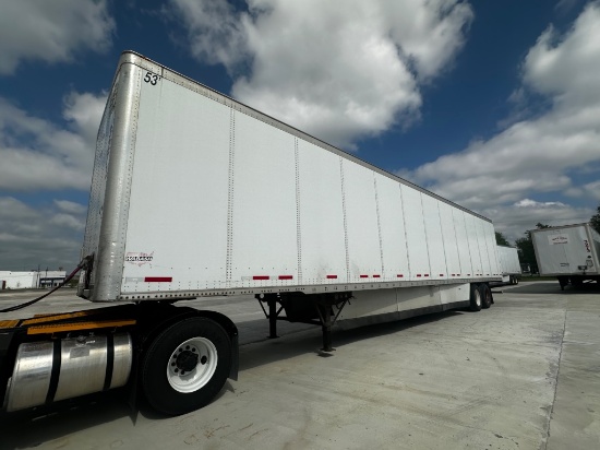 2012 WABASH DURAPLATE TANDEM AXLE VAN TRAILER