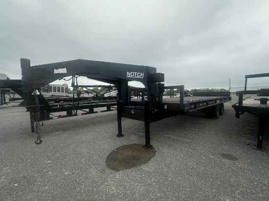 2010 TOP NOTCH DUAL TANDEM AXLE ROLLER DECK GOOSEN