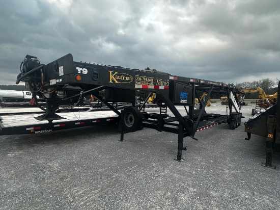 2018 KAUFMAN DOUBLE DECK MINI 5 TRI-AXLE CAR HAULE