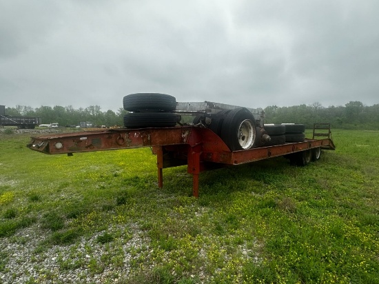 L.C. DF4C8F DUAL TANDEM AXLE LOWBOY TRAILER