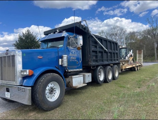 1989 PETERBILT 378 TRI-AXLE DUMP TRUCK