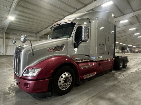 2019 PETERBILT 579 TANDEM AXLE TRUCK TRACTOR