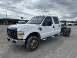 2008 FORD F350XL CAB & CHASSIS