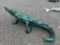 HAPPY ALLIGATOR YARD DECOR