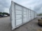 40’ SHIPPING CONTAINER W/4 SIDE DOORS