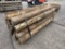 BUNDLE OF (24) WOODEN POSTS