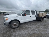 2011 FORD F350 XLT FLATBED TRUCK
