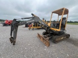 2014 VOLVO ECR38 MINI EXCAVATOR