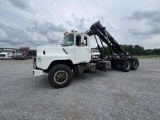 1998 MACK DM690S TANDEM AXLE ROLL OFF TRUCK