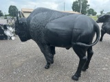 WILD BUFFALO STATUE