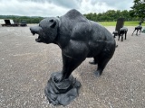 ANGRY GRIZZLY STATUE