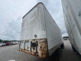 1984 FRUEHAUF FBBX-F1-28W SINGLE AXLE PUP TRAILER